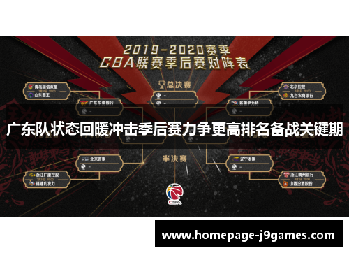 广东队状态回暖冲击季后赛力争更高排名备战关键期 广东队状态回暖冲击季后赛力争更高排名备战关键期